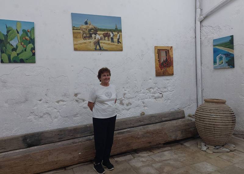 Εκθεση ζωγραφικής της Θεοδώρας Φωτεινάκη στην Κορώνη