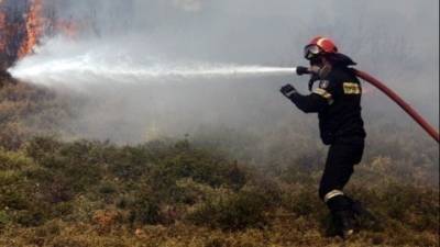 Άμεσα τέθηκε υπό μερικό έλεγχο η πυρκαγιά στο Μαραθώνα