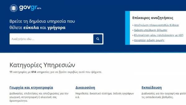 Έξι μήνες λειτουργίας για το gov.gr:  Ποιες ηλεκτρονικές υπηρεσίες προστέθηκαν, πόσες έρχονται