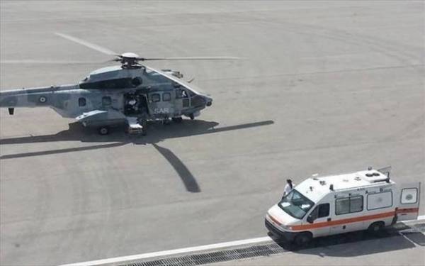 Θεσσαλονίκη: Αεροδιακομιδή 47χρονου, σερβικής καταγωγής, από την Χαλκιδική στο νοσοκομείο Παπανικολάου