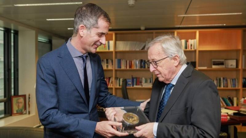 Tο Βραβείο Δημοκρατίας της Αθήνας 2023 απονεμήθηκε στον Ζαν Κλοντ Γιούνκερ