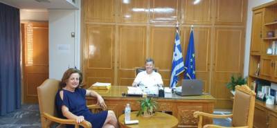 Μεσσηνία: Στον αντιπεριφερειάρχη η νέα διευθύντρια Πρωτοβάθμιας Εκπαίδευσης