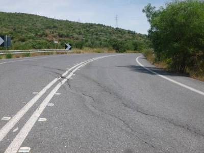 Συντήρηση στην παλιά εθνική Καλαμάτα - Τσακώνα