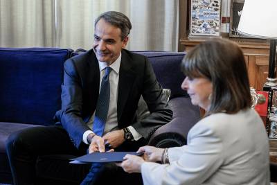 Ο Κ. Μητσοτάκης ζητάει από την ΠτΔ τη διάλυση της Βουλής (βίντεο)