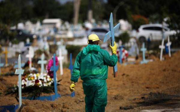 Ανεξέλεγκτη η κατάσταση με τον κορονοϊό στη Βραζιλία: Πάνω από 2.900 νεκροί σε 24 ώρες