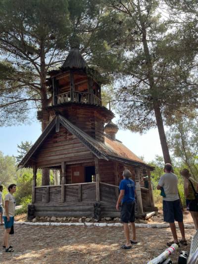 Εργασίες αποκατάστασης στο ρώσικο ναό στη Σφακτηρία