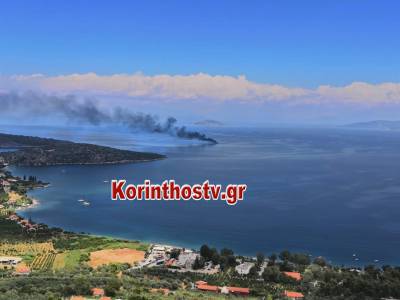 Παλαιά Επίδαυρος: Βυθίστηκε το ιστιοφόρο σκάφος, στο οποίο εκδηλώθηκε πυρκαγιά