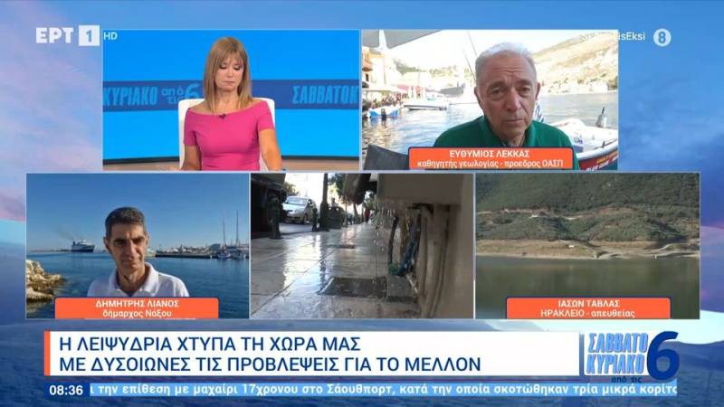 Ε. Λέκκας: «Η λειψυδρία δεν είναι παροδικό φαινόμενο, ήρθε για να μείνει»