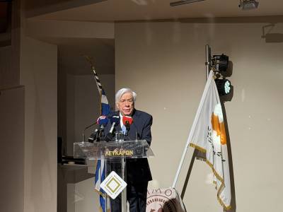 Ομιλία Παυλόπουλου στην Κύπρο κατά την ανακήρυξη του σε επίτιμο δημότη Λευκάρων