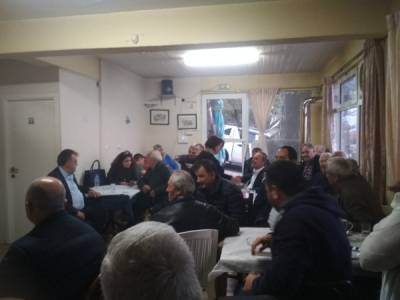 Επισκέψεις Τσώνη σε χωριά της Μεσσήνης