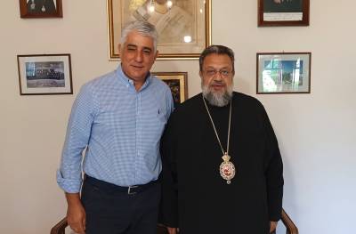 Επίσκεψη Καφαντάρη στον μητροπολίτη Μεσσηνίας