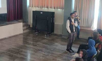 Ομιλία για τη βία ανηλίκων στο 1ο Γυμνάσιο Μεσσήνης