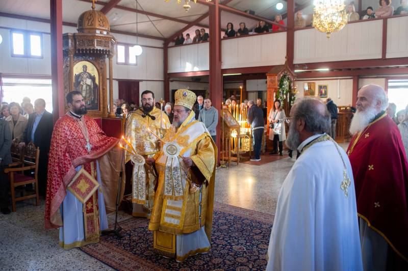 Η Αγία Αικατερίνη τιμήθηκε στη Μητρόπολη Μεσσηνίας