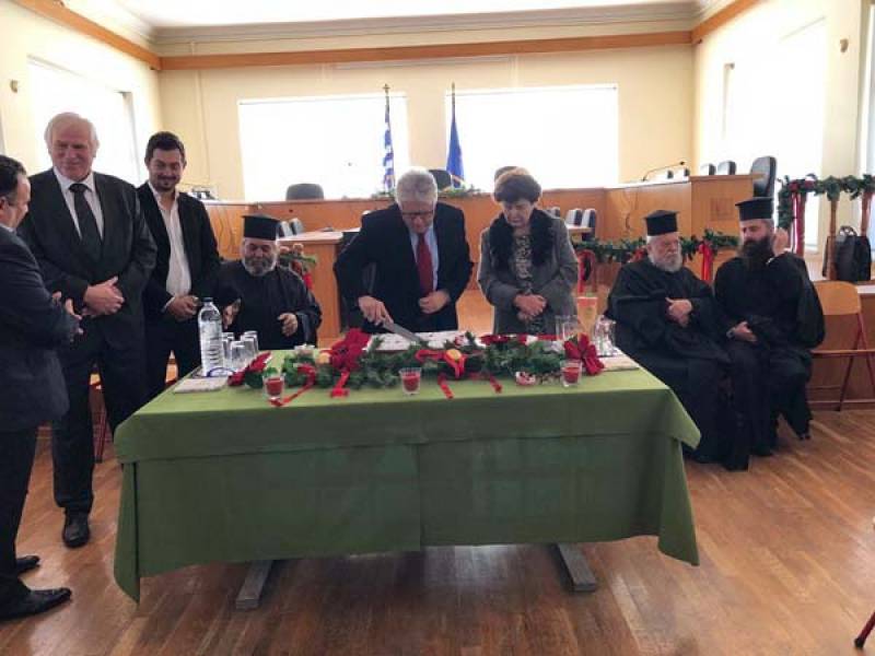 Εκοψαν πίτα στην Δημοτική Κοινότητα Γαργαλιάνων