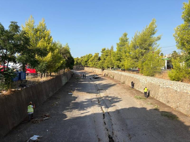 Καλαμάτα: Καθαρισμός της κοίτης του Νέδοντα