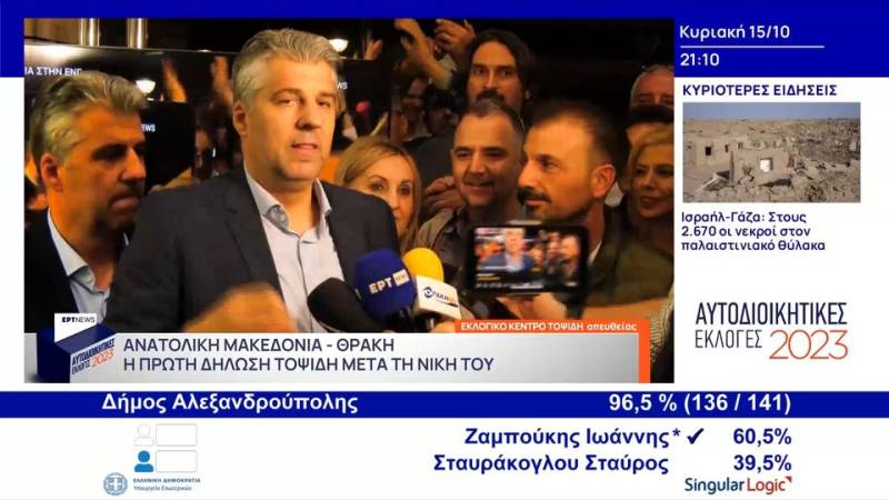 Ο Χριστόδουλος Τοψίδης νέος περιφερειάρχης Ανατολικής Μακεδονίας και Θράκης (βίντεο)