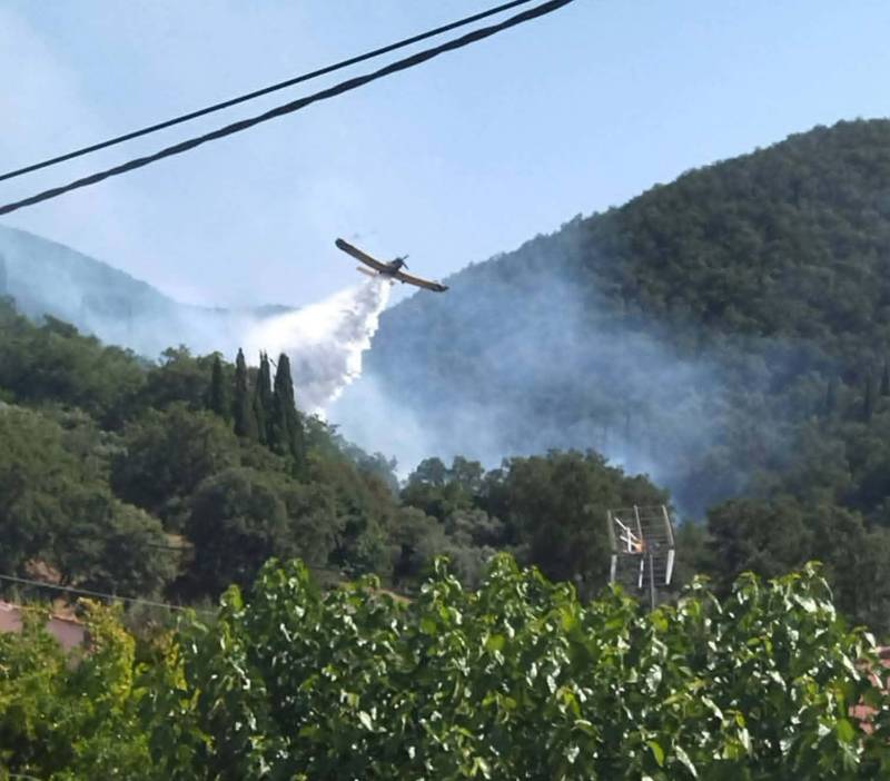 Μεσσηνία: Πυρκαγιά στο Βλαχόπουλο - Ηχησε το 112