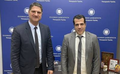 Συνάντηση Αθανασόπουλου - Πλεύρη: Στο μέλλον οι αποφάσεις για ΚΥ στον Αγιο Ανδρέα