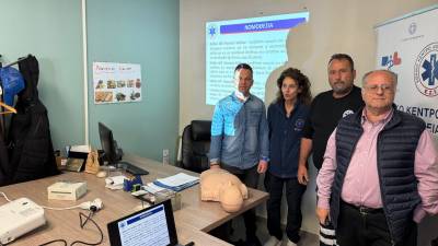 Κεντρική Αγορά Καλαμάτας: Εκπαίδευση για πρώτες βοήθειες και χρήση απινιδωτή