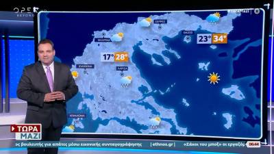 Καιρός 04/07/2026: Aστατες καιρικές συνθήκες και ενισχυμένοι βοριάδες