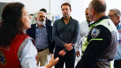 Επίσκεψη Κασσελάκη στο ΕΚΑΒ Θεσσαλονίκης (βίντεο)