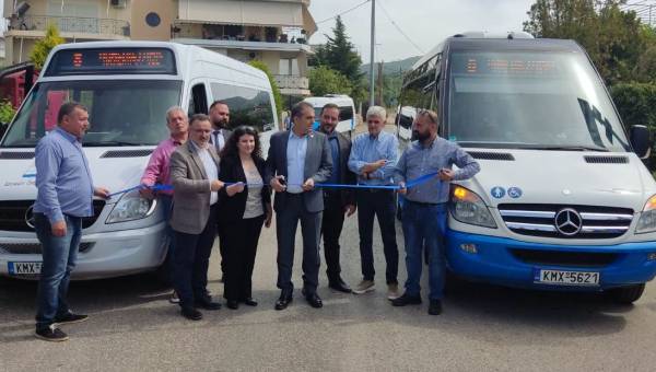 Εγκαινιάστηκε η αστική γραμμή 8 στην Καλαμάτα
