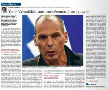 Le Soir: Βαρουφάκης, μία άλλη οικονομική δύναμη