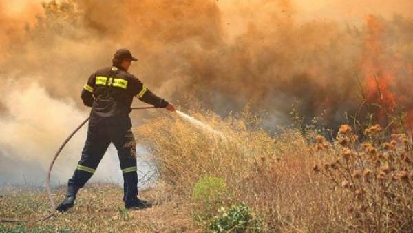 Λάρισα: Φωτιά εκδηλώθηκε σε καλαμιές σε αγροτική περιοχή