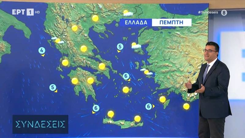 Καιρός: Υψηλές θερμοκρασίες με μελτέμι 6-7 μποφόρ