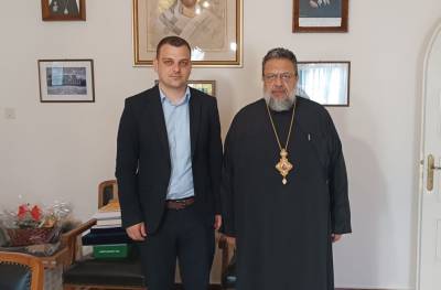 Επίσκεψη Μπελέρη σε μητροπολίτη Μεσσηνίας και δήμαρχο Οιχαλίας