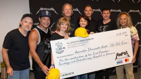 Ρουμανία: Δωρεά ύψους 250.000 ευρώ από τους Metallica σε ογκολογικό παιδικό νοσοκομείο