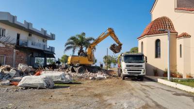Σημαντική διάνοιξη της οδού Γ. Φτέρη στην Καλαμάτα (βίντεο)