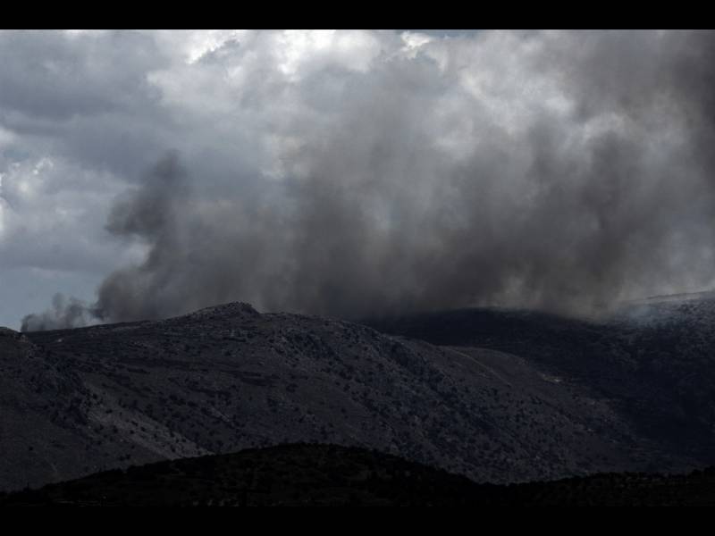 Αργολίδα: Καλή εικόνα  παρουσιάζει η πυρκαγιά στην τοπική κοινότητα Αραχναίου