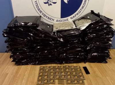 «Μπλόκο» σε 55χρονο που προσπάθησε να εισάγει στην Ελλάδα πάνω από 58 κιλά κάνναβη
