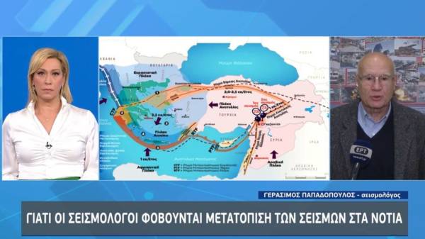 Γεράσιμος Παπαδόπουλος: Θα έχουμε 6 και 6,5 Ρίχτερ σεισμούς στην Ελλάδα, δεν χρειάζεται να το πει σεισμολόγος (Βίντεο)