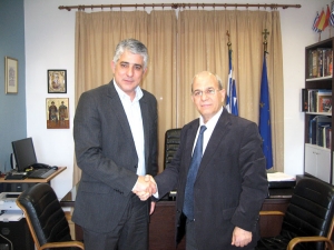 Συνάντηση Καφαντάρη με τον Πρέσβη Κύπρου