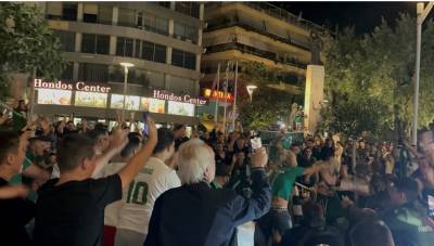 &quot;Κάηκε&quot; η Καλαμάτα για το 7ο Ευρωπαϊκό του Παναθηναϊκού στο μπάσκετ (βίντεο)