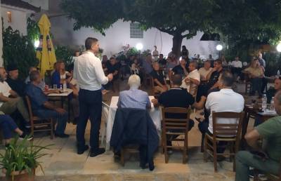 Περιοδεία Αθανασόπουλου σε χωριά της Μεσσήνης