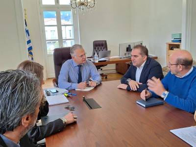 Συνάντηση Πτωχού - Βασιλόπουλου για αναπτυξιακά θέματα της Καλαμάτας