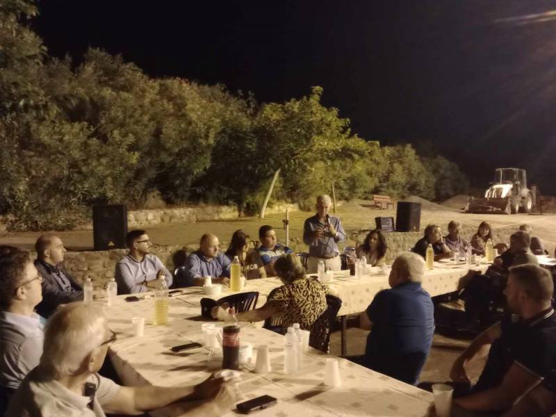 Στον Αγριλο ο υποψήφιος δήμαρχος Βασ. Τζαμουράνης και υποψήφιοι σύμβουλοι του συνδυασμού