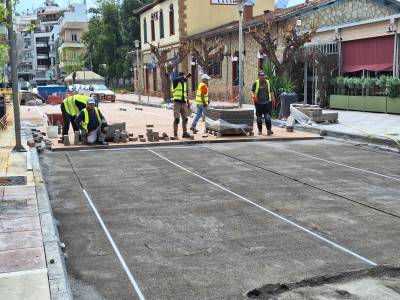 Καλαμάτα: Με καλό ρυθμό προχωρά η ανάπλαση στην Κεφάλα