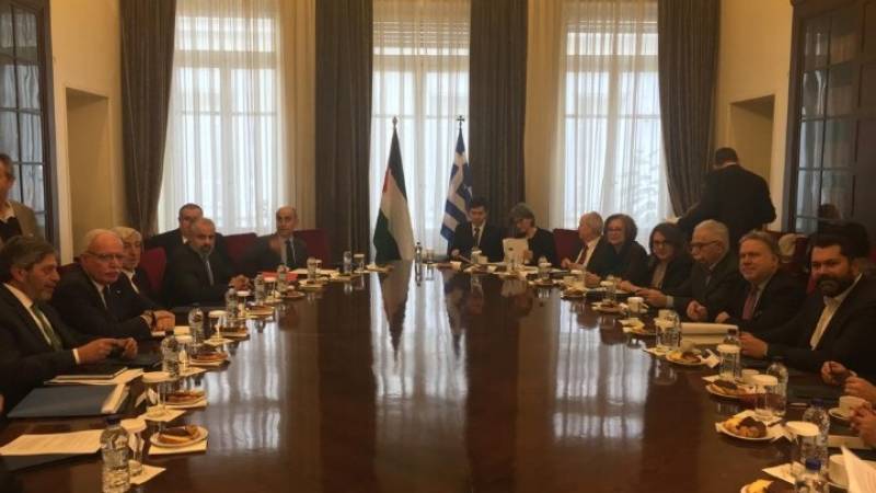 Σύσταση Υπουργικής Ομάδας Εργασίας Ελλάδας - Παλαιστίνης