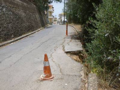 Αποκατάσταση δρόμου στον Αβραμόγιαννη 