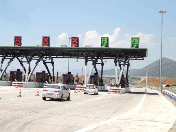 Αλλαγές στις τιμές των διοδίων στον αυτοκινητόδρομο Κόρινθος - Τρίπολη - Καλαμάτα / Λεύκτρο - Σπάρτη