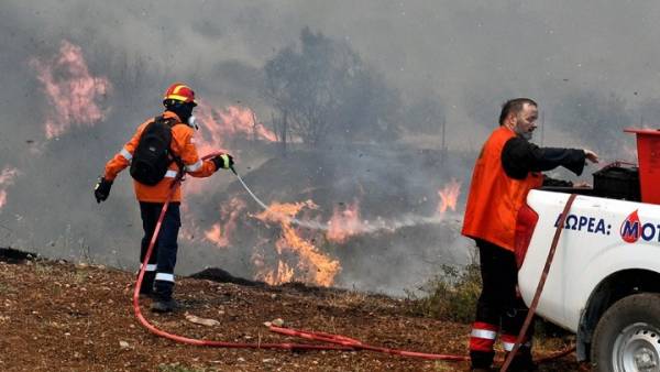 Κορινθία: Ολονύχτια μάχη των πυροσβεστικών δυνάμεων με την πυρκαγιά στις Κεχριές