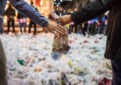 Τα σημεία συγκέντρωσης τροφίμων για πρόσφυγες