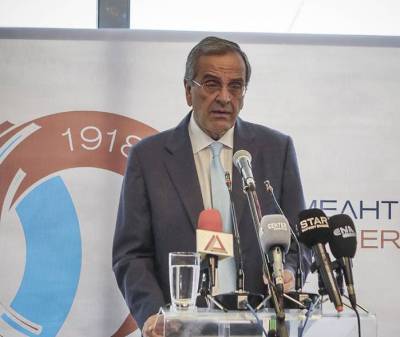 Αρχηγική επίθεση Σαμαρά στον ΣΥΡΙΖΑ για να υπερασπιστεί το έργο της κυβέρνησής του!