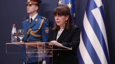 Σακελλαροπούλου από Βελιγράδι: Καταδικαστέες οι τάσεις αναθεωρητισμού και επεκτατισμού