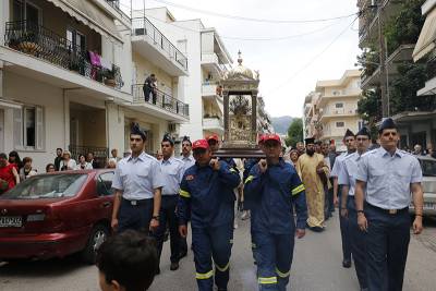 Καλαμάτα: Η Παναγία Βουλκανιώτισσα στην Αγία Αικατερίνη στο Νησάκι (βίντεο)