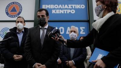 Εγκαίνια του νέου mega Εμβολιαστικού Κέντρου στη Γλυφάδα